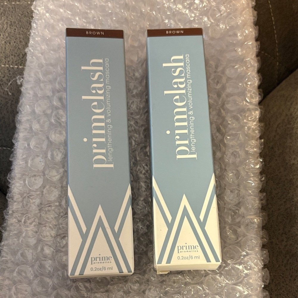 Primelash prime lash mascara brown new sealed x2